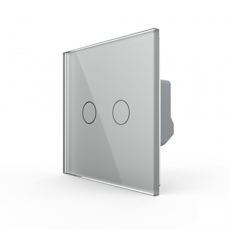 Intrerupatoare Smart Livolo - Intrerupător dublu tactil actionare draperie ZIGBEE- control din aplicatia mobila Livolo
