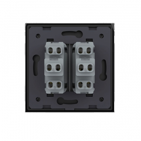 Intrerupator mecanic dublu cap scara Livolo serie noua [3]