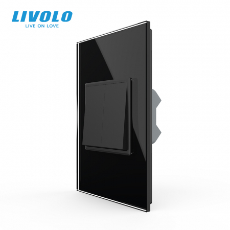 Intrerupatoare mecanice Livolo - Intrerupator mecanic dublu cruce 2M, Standard italian Livolo
