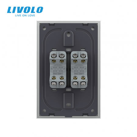 Intrerupator mecanic dublu cruce 2M, Standard italian Livolo [3]