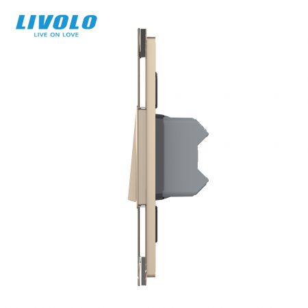Intrerupator mecanic dublu cruce 2M, Standard italian Livolo [1]
