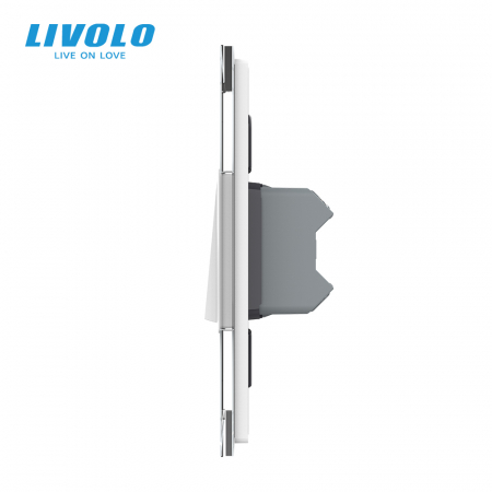 Intrerupator mecanic dublu cruce 2M, Standard italian Livolo [1]
