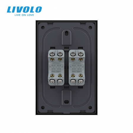 Intrerupator mecanic dublu cruce 2M, Standard italian Livolo [3]