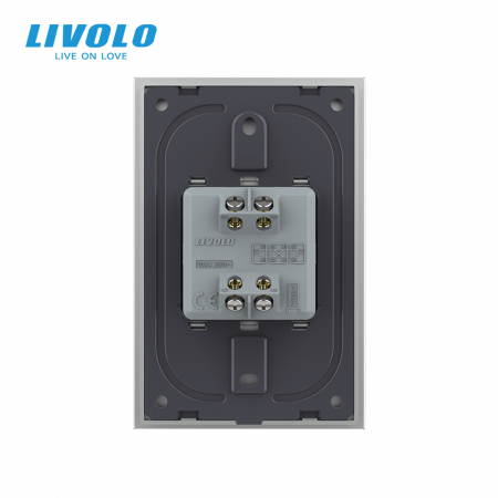 Intrerupator mecanic simplu cruce 2M, Standard italian Livolo [3]