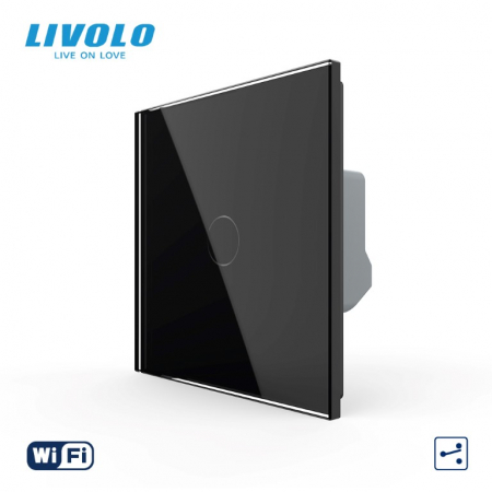 Intrerupatoare tactile Livolo - Intrerupator simplu cap scara/cruce wireless cu touch Livolo serie noua