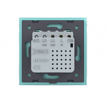 Intrerupator simplu smart cu touch,cap scara Livolo, seria noua [16]