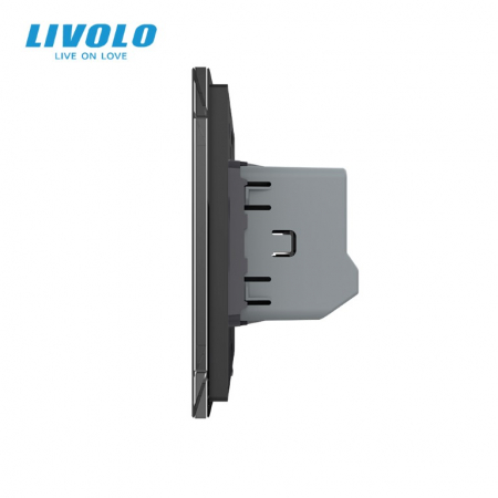 Intrerupator dublu cap scara/cruce wireless cu touch Livolo serie noua [3]