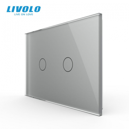 Intrerupatoare tactile Livolo - Intrerupator tactil dublu cap scara/cruce Livolo,standard italian -serie noua