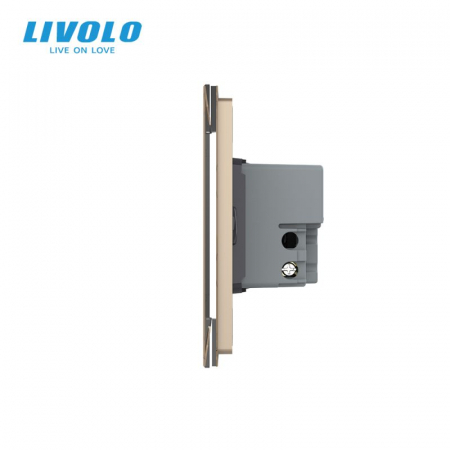 Intrerupator tactil Livolo qvadruplu cap scara/cruce standard italian serie noua [1]