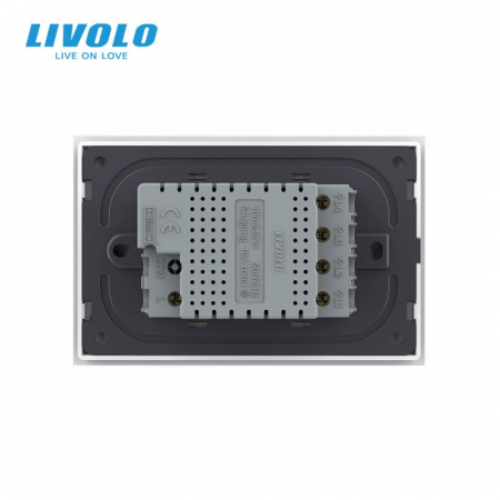 Intrerupator tactil Livolo qvadruplu wireless standard italian serie noua [3]
