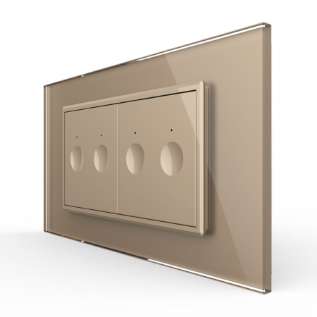 Intrerupatoare tactile Livolo - intrerupator qvadruplu zigbee cu control din vocal si aplicatie