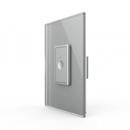 Intrerupatoare Smart Livolo - Intrerupator tactil simplu cap scara zigbee cu rama din sticla 1M Livolo
