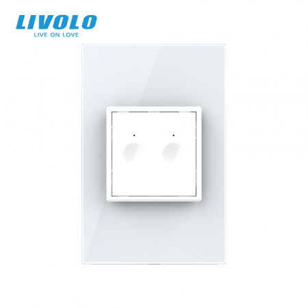 Intrerupatoare Smart Livolo - Intrerupator tactil smart dublu protocol Zigbee Livolo -noua serie -standard italian