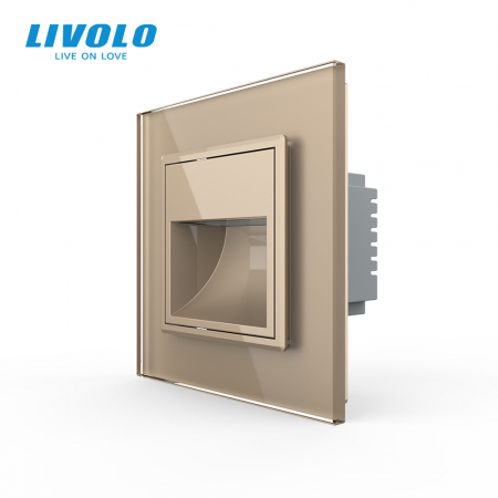Accesorii - Lampa de orientare scara, cu rama de sticla Livolo