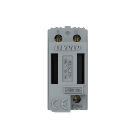 Modul intrerupator simplu cap scara cu touch Livolo 1M standard italian serie noua [4]