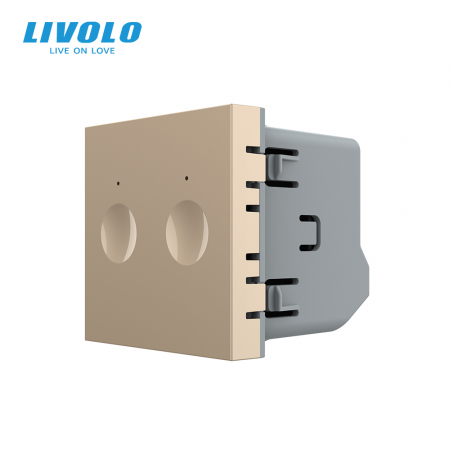 Module - Modul intrerupator dublu cu touch integrat 2M Livolo