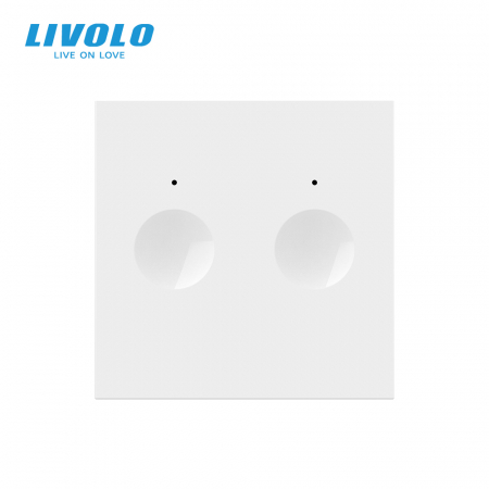Modul intrerupator dublu cu touch integrat 2M seria noua Livolo [1]