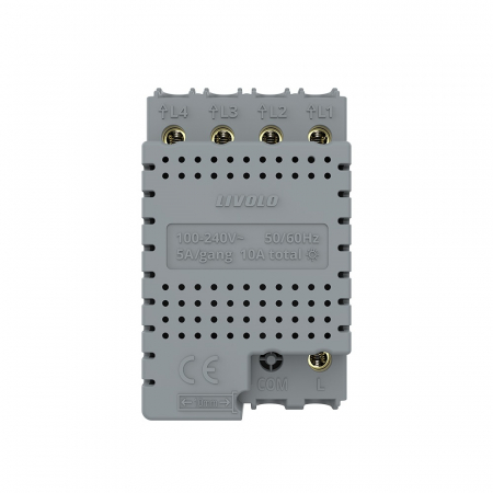 Modul intrerupator tactil qvadruplu ZIGBEE Livolo standard italian [2]