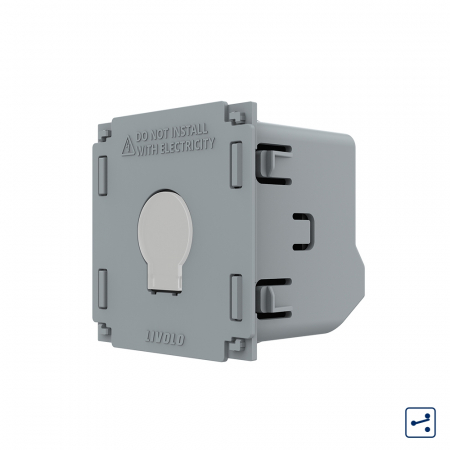Module - Modul intrerupator tactil simplu cap scara/ cruce Livolo Serie Noua