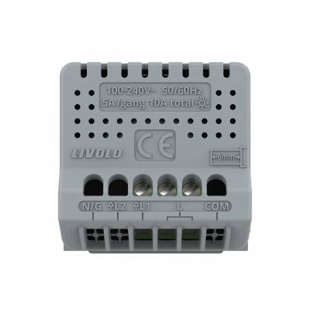 Modul intrerupator tactil simplu dimabil wireless Livolo Serie Noua [3]
