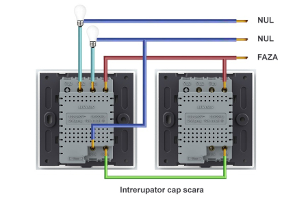 Modul intrerupator tactil simplu WiFi, fara panou sticla [2]