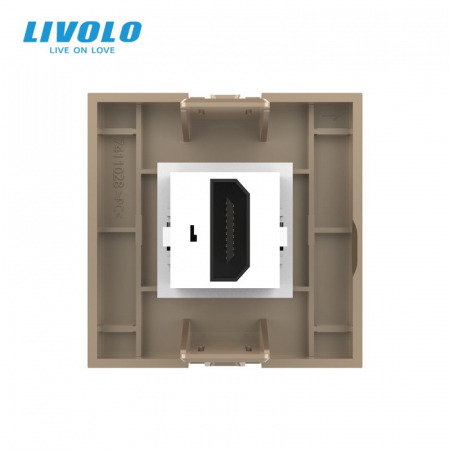 Modul priza media simpla HDMI Livolo 2 module [2]