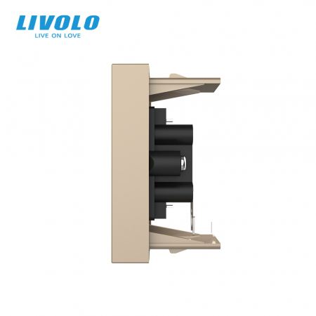 Modul Priză simplă audio, RCA Livolo 1 modul [1]