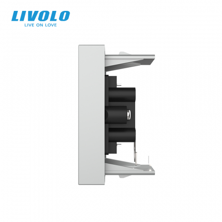 Modul Priză simplă audio, RCA Livolo 1 modul [1]