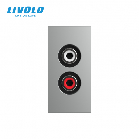 Modul Priză simplă audio, RCA Livolo 1 modul [2]