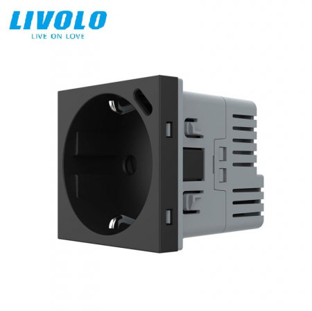 Module - Modul priza simpla Schuko si slot USB Tip-C Standard German 2M