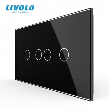 Panou intrerupator 2 x dublu pentru doza 4M - standard italian [1]