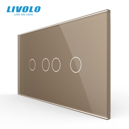 Panou intrerupator 2 x dublu pentru doza 4M - standard italian [3]