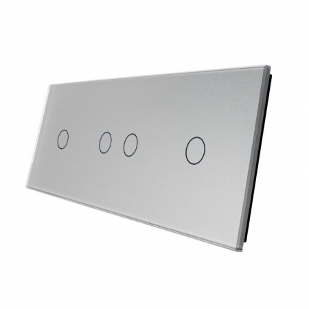 Panouri Intrerupatoare tactile - Panou Intrerupător Livolo simplu + dublu + simplu