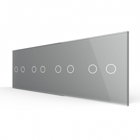 Panouri Intrerupatoare tactile - Panou Intrerupator tactil Livolo 4X dublu
