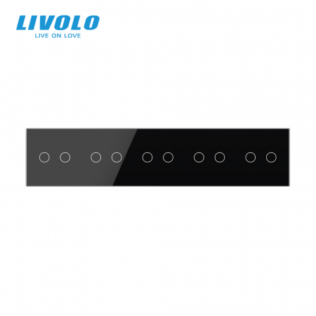 Panou intrerupător tactil Livolo 5 x dublu [1]