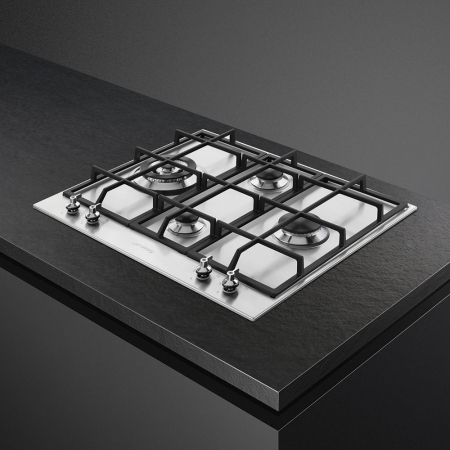 Plita incorporabila inox 4 arzatoare pe gaz 60 cm Smeg, colectia Classica [2]
