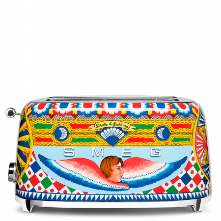 Prajitor de paine 2x4, decorat special Smeg & Dolce&Gabbana