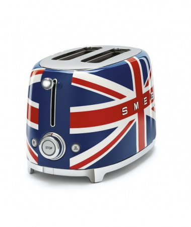 Prajitoare de paine - Prajitor de paine dublu SMEG, decorat special drapel britanic