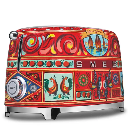 Prajitor de paine dublu SMEG DOLCE&GABBANA