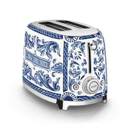 Prajitor de paine dublu Smeg&Dolce&Gabbana serie limitata Blu Mediterraneo [4]