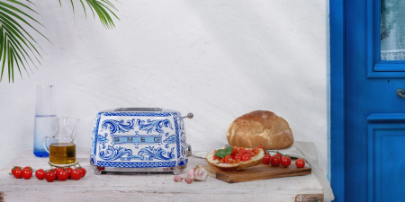 Prajitor de paine dublu Smeg&Dolce&Gabbana serie limitata Blu Mediterraneo [8]
