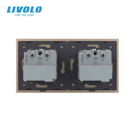 Priza Schuko dubla ZIGBEE smart-control din aplicatia Livolo [1]