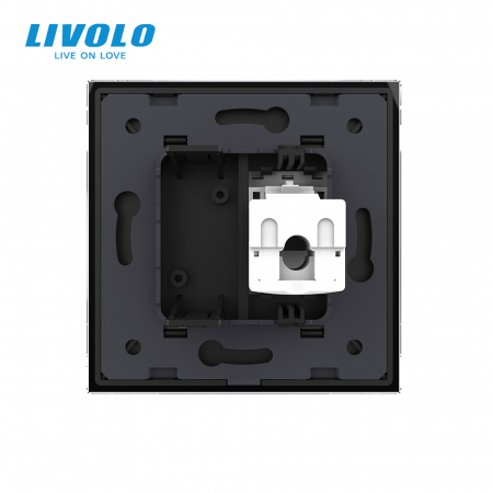 Priza simpla retea calculator RJ45 Livolo [3]