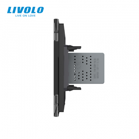 Priza simpla USB cu panou sticla Livolo [2]