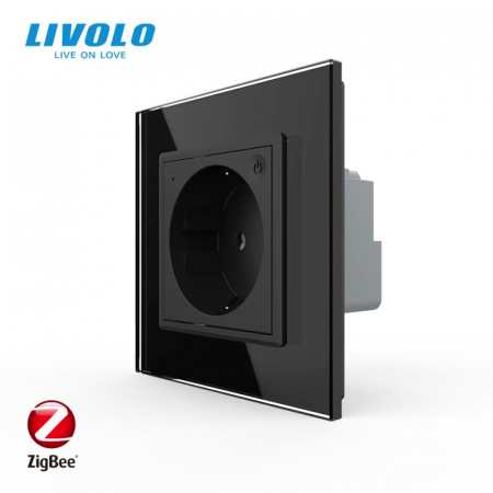 Prize smart Livolo - Priza inteligenta Livolo cu programare din aplicatia Livolo compatibila cu Alexa/ Google Home
