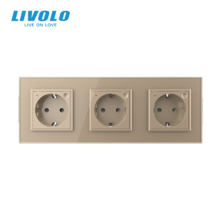 Priza tripla schuko zigbee cu control din aplicatia mobila Livolo [5]