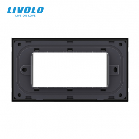 Rama din sticla securizata pentru 3 module Livolo [3]