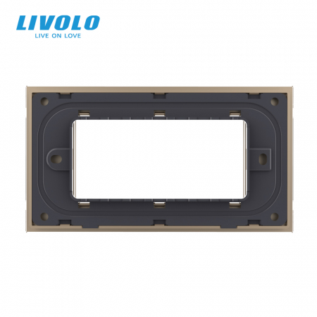 Rama din sticla securizata pentru 3 module Livolo [3]