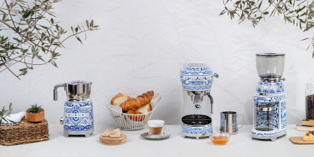 Rasinta de cafea electrica Smeg & Dolce&Gabbana seria Blu Mediterraneo [5]