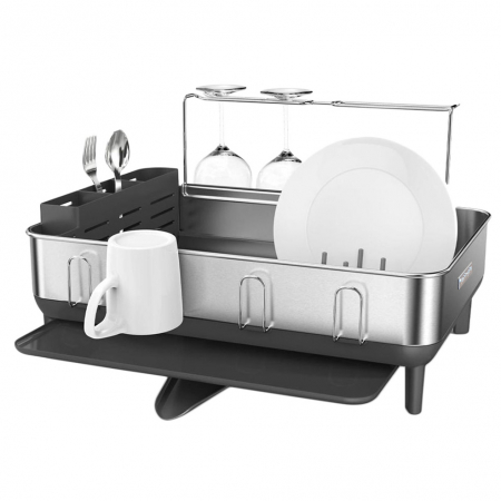 Scurgator farfurii - Scurgator vase/farfurii/pahare Dish Rack Large pe blat langa chiuveta din inox si ABS